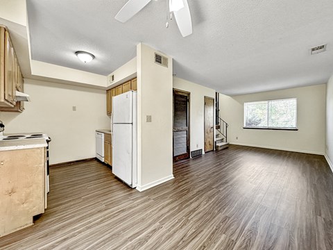 Floor plan for 3 beds, 1 bath, 1000 sqft